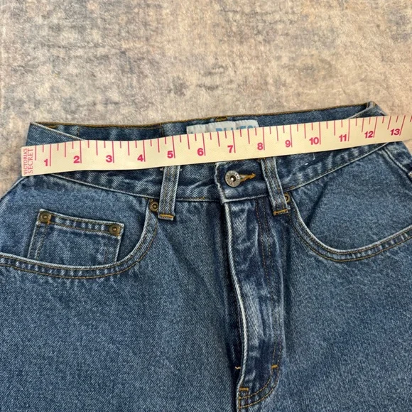 Vintage LA BLUES denim mom jeans Sz 6 - Picture 7 of 8